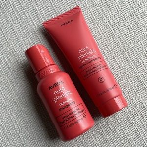 Aveda Nutriplenish Shampoo & Conditioner  1.7floz travel sized